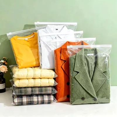 Imagen del producto de Bolsas de almacenamiento reutilizables, grandes, de 35 x 45 cm, paquete de 30 unidades, para ropa