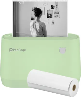 Obrázek produktu pro Originální PeriPage A9 Pro BT přenosná termální kapesní tiskárna 304 dpi režim stupňů šedi mini fototiskárna tiskárna účtenek štítků samolepka 56 mm / 77 mm šířka papíru kompatibilní s Android iOS Smartphone Windows pro Image AR Photo Study Note Work List Journal Printing