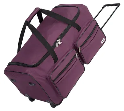 Produktbild von MONZANA® Reisetasche mit Rollen 85 Liter Volumen Trolley Funktion Teleskopgriff 70x36x34cm Standfüße XL Groß Weichgepäck Reisegepäck Gepäcktasche