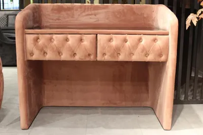 Obrázok produktu pre Dizajn Chesterfield Toaletný stolík Nábytok do spálne Moderná ružová