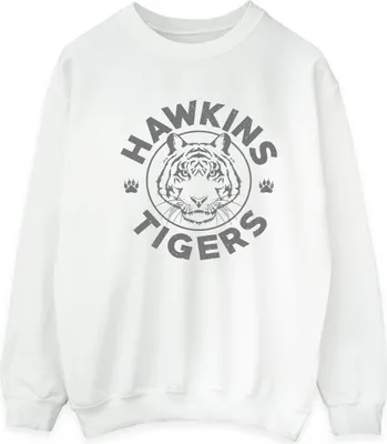 Produktbild von Netflix - "Stranger Things Hawkins" Sweatshirt für Herren BI44902 (S) (Weiß)