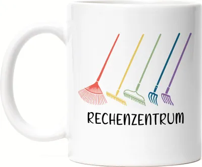 Produktbild von Rechenzentrum Tasse Hobby-Gärtner Pflanzen Garten Blumen Geschenkidee Besen Rechen