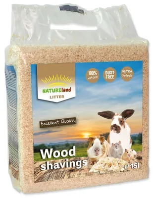 Obrázek produktu pro Podestýlka Hobliny Nature Land Litter 15L