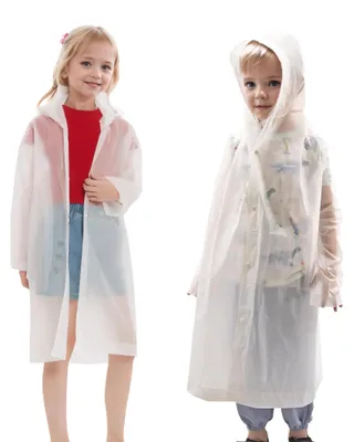 Produktbild von Set aus 2 Regenjacken mit Kapuze für Kinder