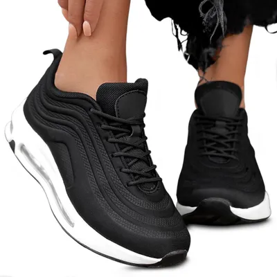 Produktbild von Damen Sportschuhe Sneaker Laufschuhe Freizeitschuhe Merida Schwarz Gr.37