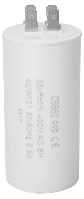 CBB60 Kondensator 35 µF 450 V 4-polig Motorlaufkondensator ESR 0,2