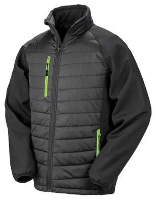 Produktbild von Result - "Compass" Softshelljacke für Damen FK1535 (3XL) (Schwarz/Limone)