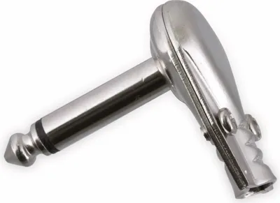 Imagen del producto de Conector de audio, 6,3 mm, mono, metálico