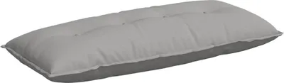 Image de vidaXL Coussin dorsal gris nuage 120 x 19 x 50 cm Tissu