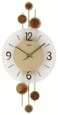 Produktbild von Moderne Wanduhr mit Quarzwerk 47 x 23 cm