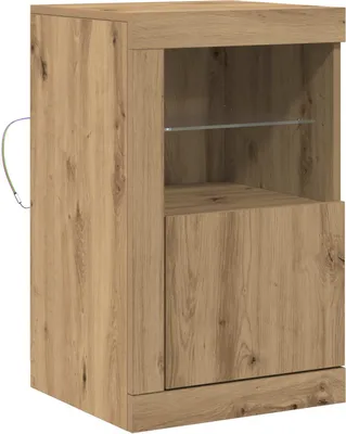 Obrázok produktu pre vidaXL LED príborník Artisan dub 41 x 37 x 67 cm materiál na báze dreva