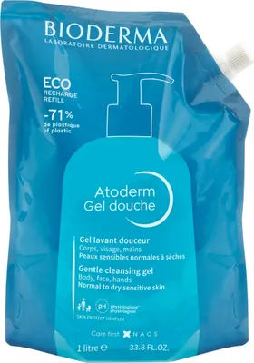Produktbild von Bioderma Atoderm Duschgel Gel Douche Gentle Cleansing Gel Refill 1000 ml