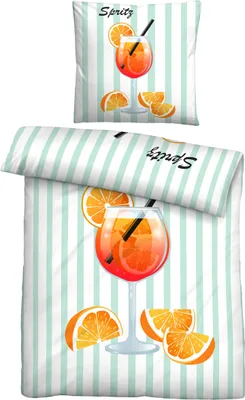 Produktbild von Biberna Bettwäsche mint 1x 135x200 cm + 1x 80x80 cm