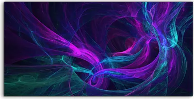 Produktbild von Coloray Spritzschutz aus Glas 140x70  Wandkunst Küchenrückwand Foto Abstrakte fraktale Fraktal Kunst