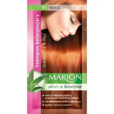 Zdjęcie produktu dla Marion Szampon koloryzujący 91 Miedź, 40 ml