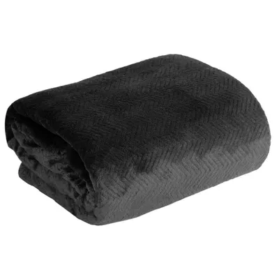 Produktbild von Decke D91 Cindy5 220x200 cm Schwarz