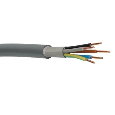 Produktbild von Außenkabel - 100m 5x 2,5mm² mit grauer Schutzschlauch