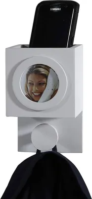 Obrázek produktu pro Věšák na fotografie Casablanca, MDF, bílý,.závěsný 71838 /Prodej pouze do vyprodání zásob