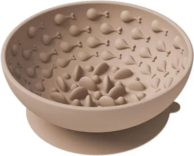 Imagen del producto de Comedero de silicona para perros que ralentiza la alimentación, diámetro de 15,2 cm, 1 unidad, ideal para una alimentación más lenta