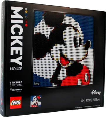 Productafbeelding van LEGO 31202 Art: Disney's Mickey Mouse set, poster, wanddecoratie, doe-het-zelf puzzel voor volwassenen