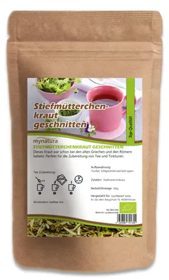 Produktbild von Mynatura Stiefmütterchenkraut geschnitten und getrocknet (ab 100g) - 250g