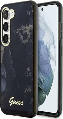 Zdjęcie produktu dla Etui ochronne Guess dla Galaxy S23, Czarny, Etui, Pokrowiec, Etui na telefon komórkowy, Torba na telefon komórkowy, Futerał