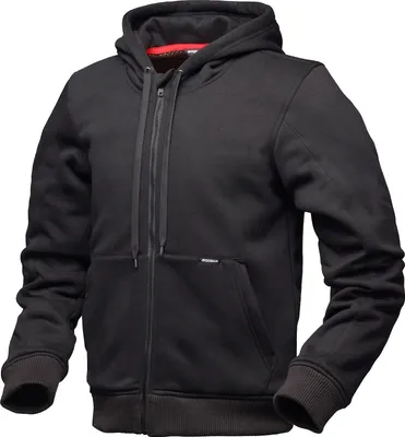 Produktbild von Modeka Jamey Motorrad Zip Hoodie, schwarz, M