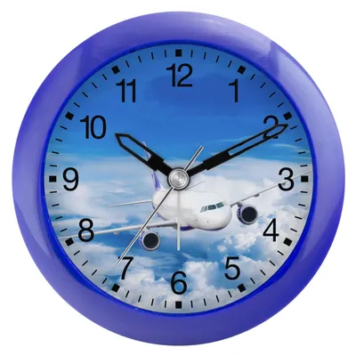 Produktbild von EUROTIME Kinderquarzwecker Flugzeug