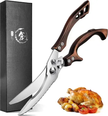 Produktbild von DRAGON RIOT Geflügelschere Profi Küchenschere Edelstahl Knochenschere mit Geschenkbox