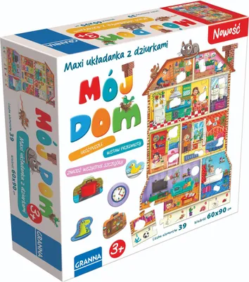 Produktbild von GRANNA maxi puzzle Spiel Mein Haus 00442 04427