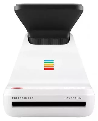 Image de Imprimante photographique Polaroid Lab instantané Blanc (restauré A+)