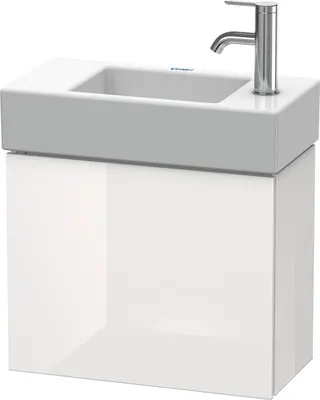 Image de Duravit L-Cube Meuble sous-lavabo suspendu, 1 porte, charnière à droite, 480x400x240mm, LC6246R2222