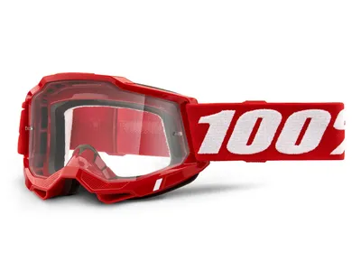 Produktbild von 100percent Accuri 2 Otg Offroad-brille Rot Clear/CAT0 Rot Clear/CAT0