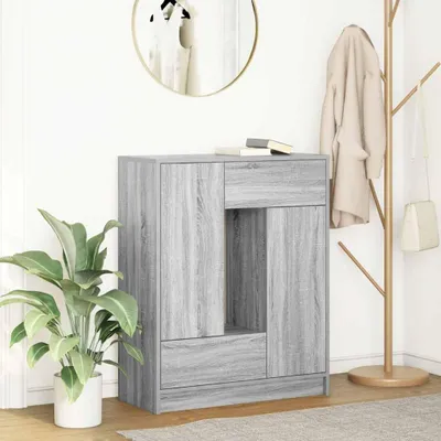 Immagine prodotto di vidaXL Credenza con cassetti e ante Grigio Sonoma 73x31x90 cm