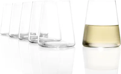 Imagen del producto de Juego de 6 vasos para vino blanco "POWER" de Stölzle Lausitz, color blanco transparente, referencia 159 00 12. Código EAN: 4012632239297