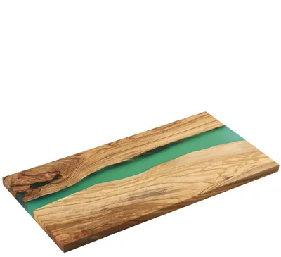 Produktbild von Zassenhaus Servierbrett, Olive grün 45 x 22 x 1,5 cm