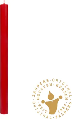Produktbild von Flachkopf durchgefärbte Stabkerzen Antik Rot 290 x Ø 21 mm, 1 Stück