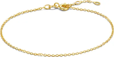 Produktbild von New Bling 9NBG-CH001Y-21 Gouden Armband  - 1,3mm - Jasseron - 19+1+1cm - 14 Karaat - Goud