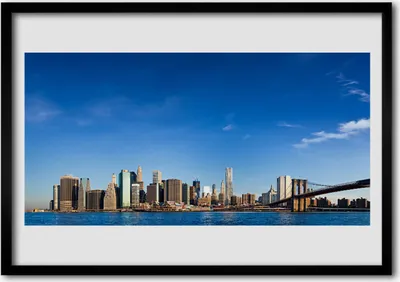 Produktbild von Bild 100x70 MDF-Rahmen Wandkunst Bridge City Homes