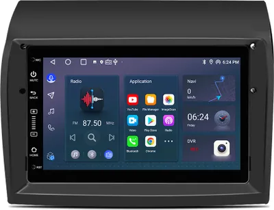 Obrázok produktu pre 7 Zoll SWC Autorádio pre Fiat Ducato 2009-2015 Carplay WIFI BT RDS DSP DAB+FM 2DIN 2+64G