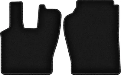 Produktbild von Wielganizator Velours-Autoteppiche – passend für Scania Seria P. (Lkw, Bj. 2004-) – schwarz, passgenau, mit Befestigungen set 2 Stk.
