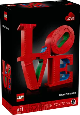 Productafbeelding van LEGO Art LOVE, bouwset voor volwassenen, decoratie voor thuis, cadeau voor Valentijnsdag en Moederdag, cadeau voor koppels, creatieve activiteit voor liefhebbers van kunst en design, modelnummer 31214