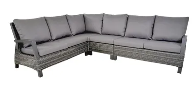 Produktbild von Lesli Living Eck-Lounge-Set "Prato Forte" 280x215cm grau-anthrazit