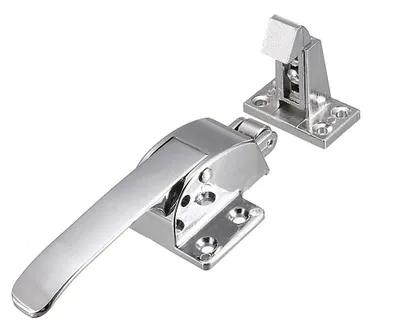 Verstellbarer Gefrierschrank-Türgriff, Zinklegierung, silber