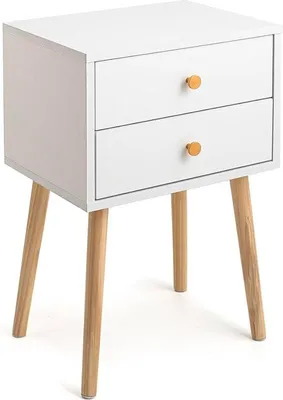 Zdjęcie produktu dla Stolik pomocniczy 40 x 30 x 50 cm, drewniany stolik pomocniczy