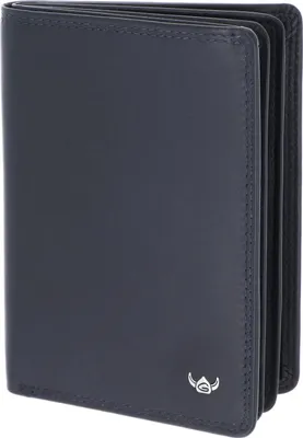 Productafbeelding van Golden Head Leer identiteitskaarthoesje Polo RFID Protect Ausweisetui mit Scheinfach 4476 Marineblau donkerblauw