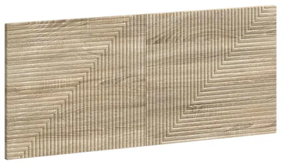 Immagine prodotto di vidaXL Testiera da letto da montare a parete, modello HAARLEM, realizzata in legno impiallacciato effetto noce Sonoma