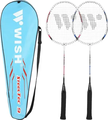 Produktbild von WISH Badminton-Schlägerset - 2 Schläger mit Schutzhülle