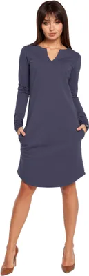 Obrázek produktu pro BeWear Dámské mini šaty Ingegerd B017 šedá M