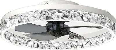 Obrázok produktu pre Stropný ventilátor, nastaviteľné LED osvetlenie, diaľkové ovládanie, BIELY